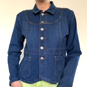 Y2K Live a Little Denim Jacket
